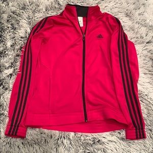 Woman's Adidas Hot Pink Track Jacket